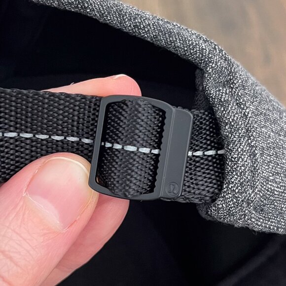 Lululemon Baller Hat Baseball Cap Adjustable Sweat Wicking Heathered Speck Black - Picture 8 of 11